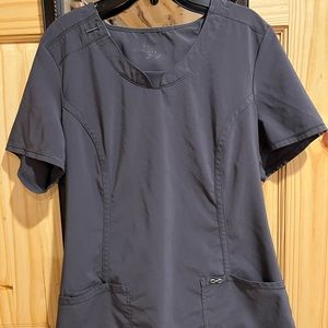 Cherokee Infinity Women’s Scrub Set Stretch Joggers Pewter Size Medium